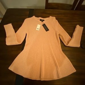 Banana Republic flare pink sweater size medium